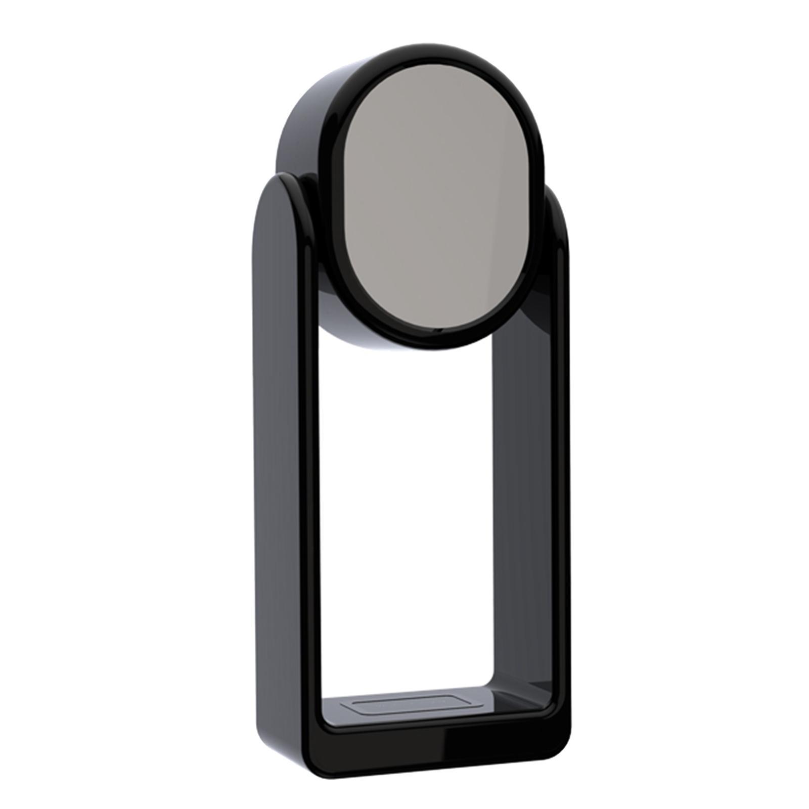 LED Desk Lamp WirelESS Charger Makeup Mirror Black