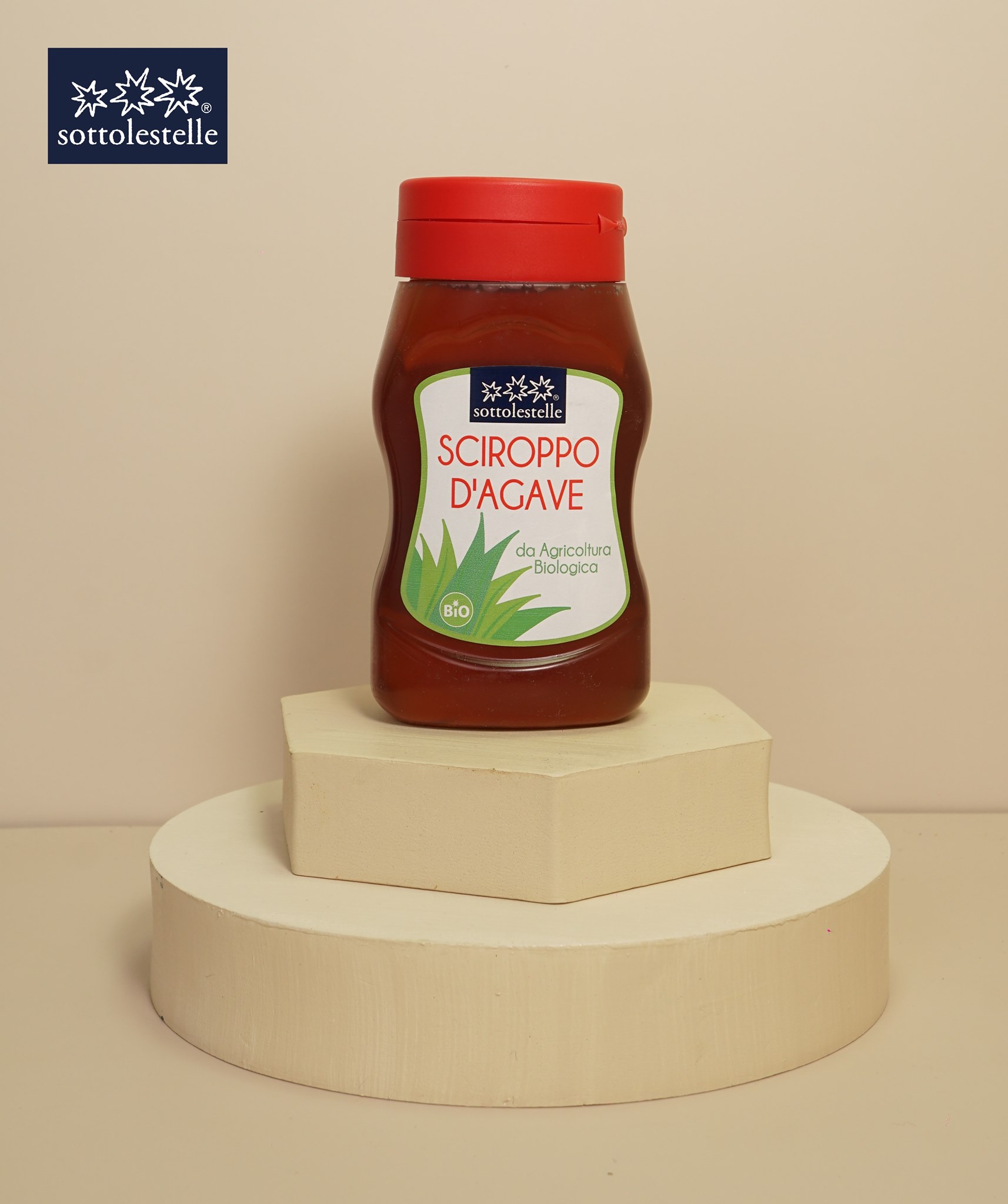 Mật cây thùa hữu cơ Sottolestelle 380g Organic Agave Syrup