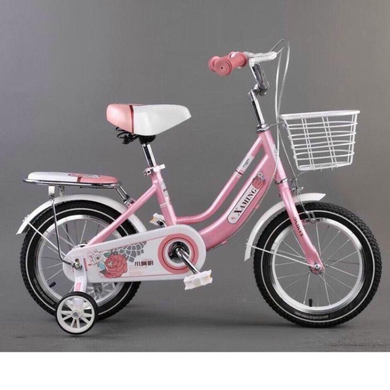 Xe đạp trẻ em xe đạp cho bé gái cao cấp xamming 12 14 16 inch