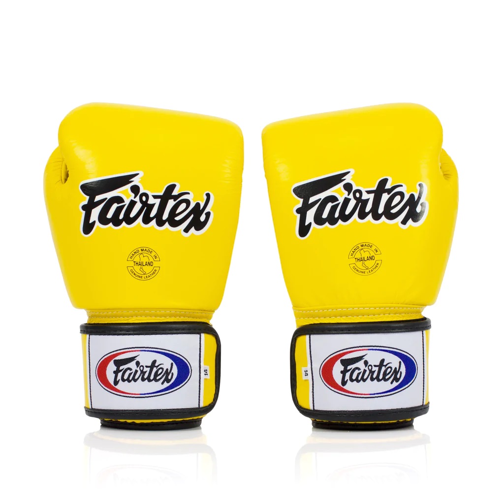 Găng Tay Fairtex Bgv1 Tight Fit Muay Thai/Boxing Gloves - Boxing/ MuayThai/ Kickboxing Training/ Vàng