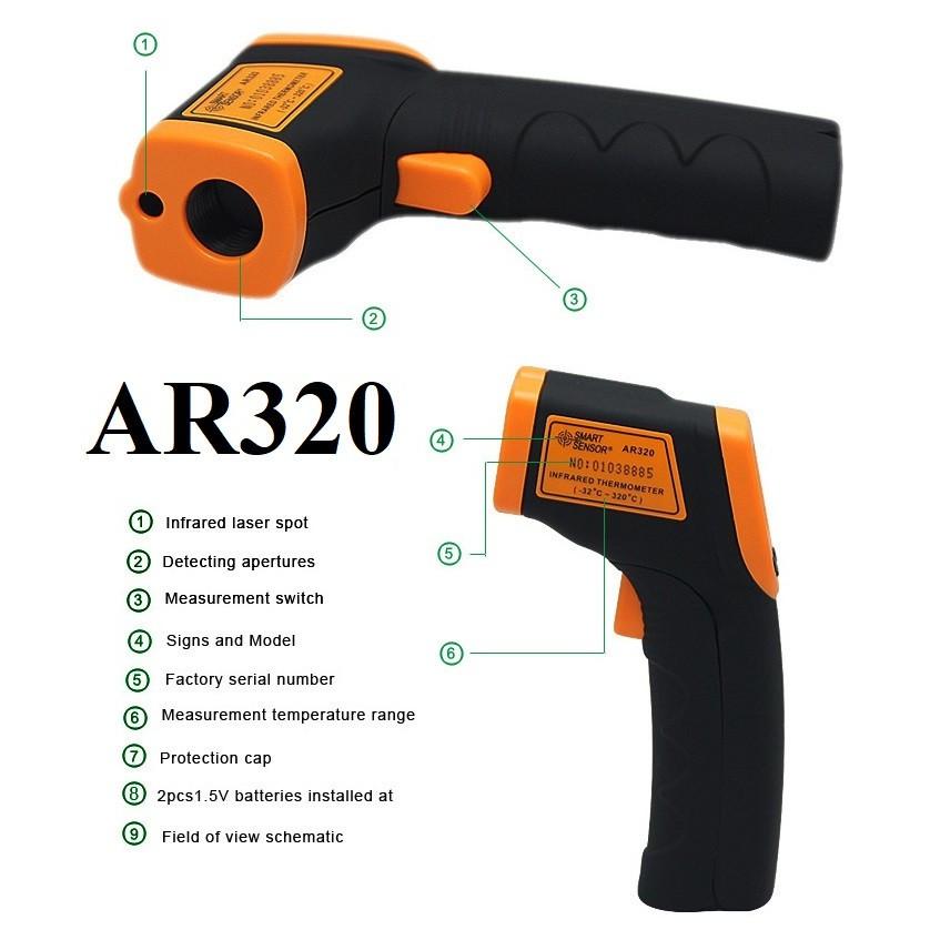 Máy Laser đo nhiệt độ từ xa AR320 giá siêu rẻ