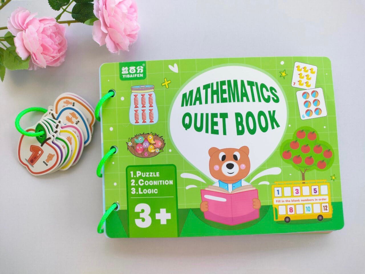 Học liệu bóc dán toán Mathematics Quiet Book