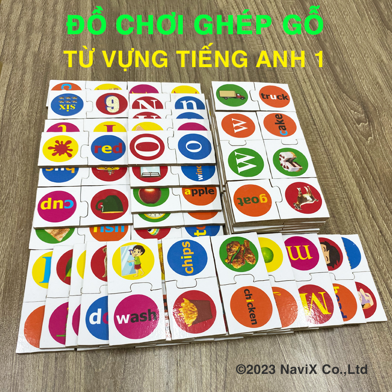 Đồ chơi ghép chữ Tiếng Anh 1