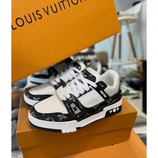 Hàng chất lượng giày thể thao sneaker LV đen nam nữ bản cao cấp ảnh thật shop tự chụp +Freeship
