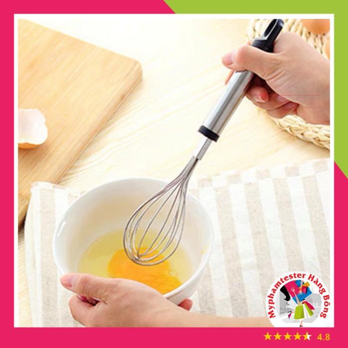 Cây đánh trứng INOX cầm tay