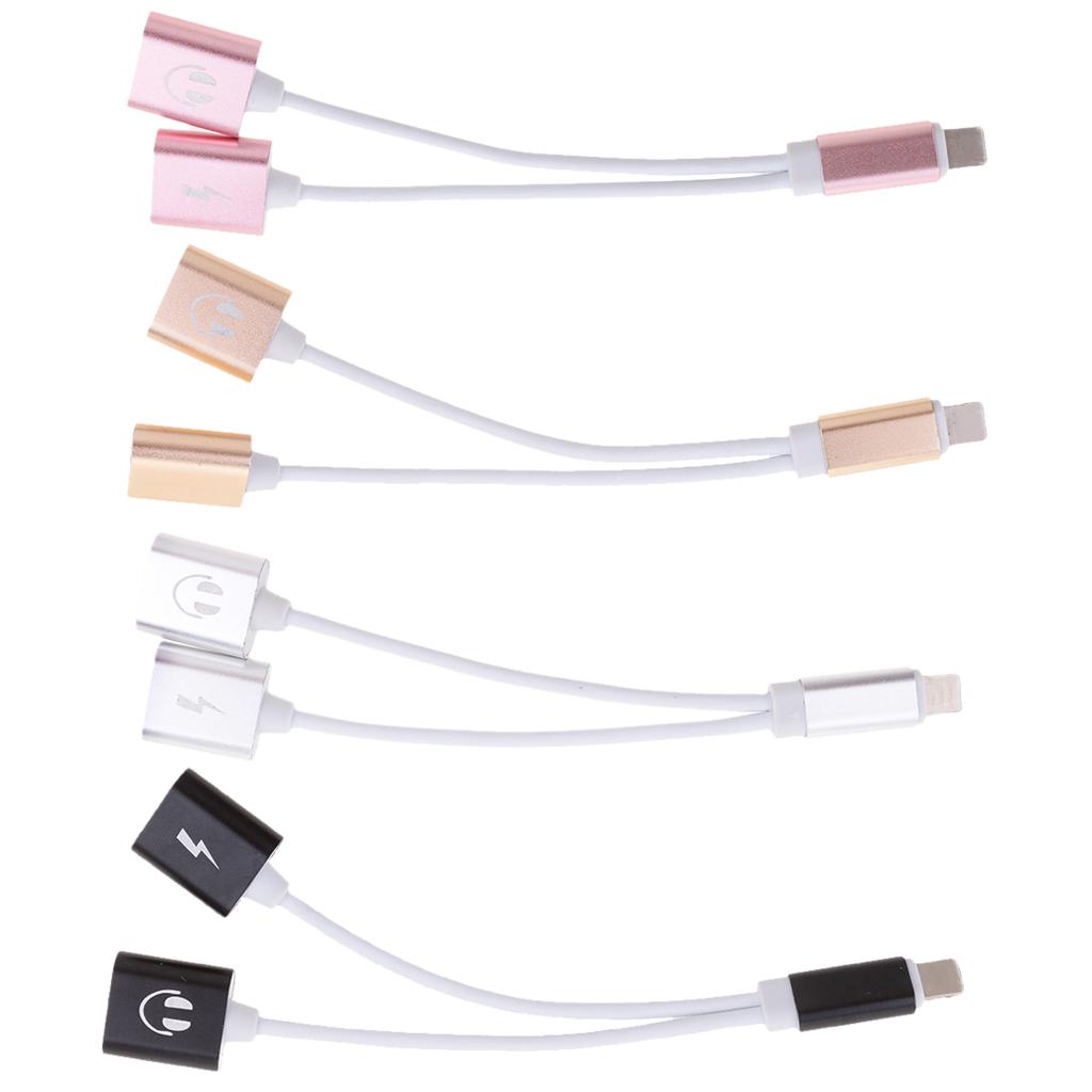 Headphones Charger & Audio Splitter Adapter For