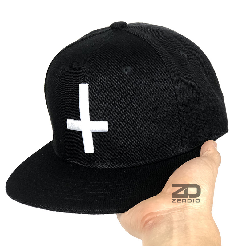 Mũ lưỡi trai hiphop, nón snapback nam nữ SN89 màu đen vải kaki cao cấp