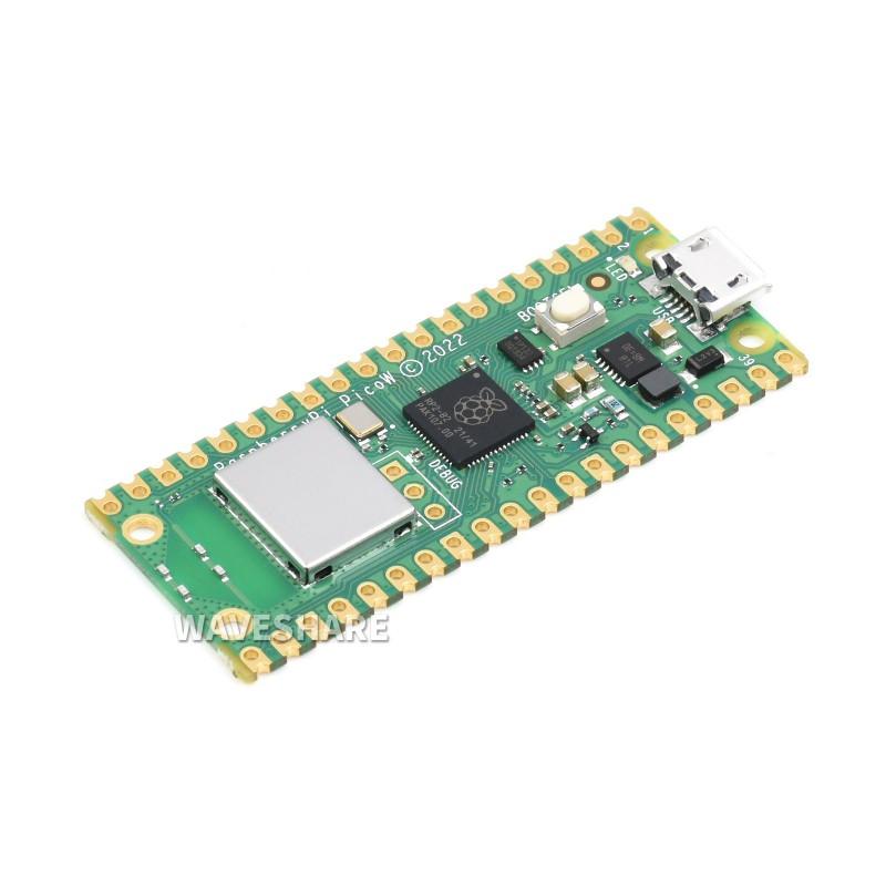 Bo mạch vi điều khiển Raspberry Pi Pico W WiFi tích hợp dựa trên Bộ xử lý lõi kép RP2040 chính thức