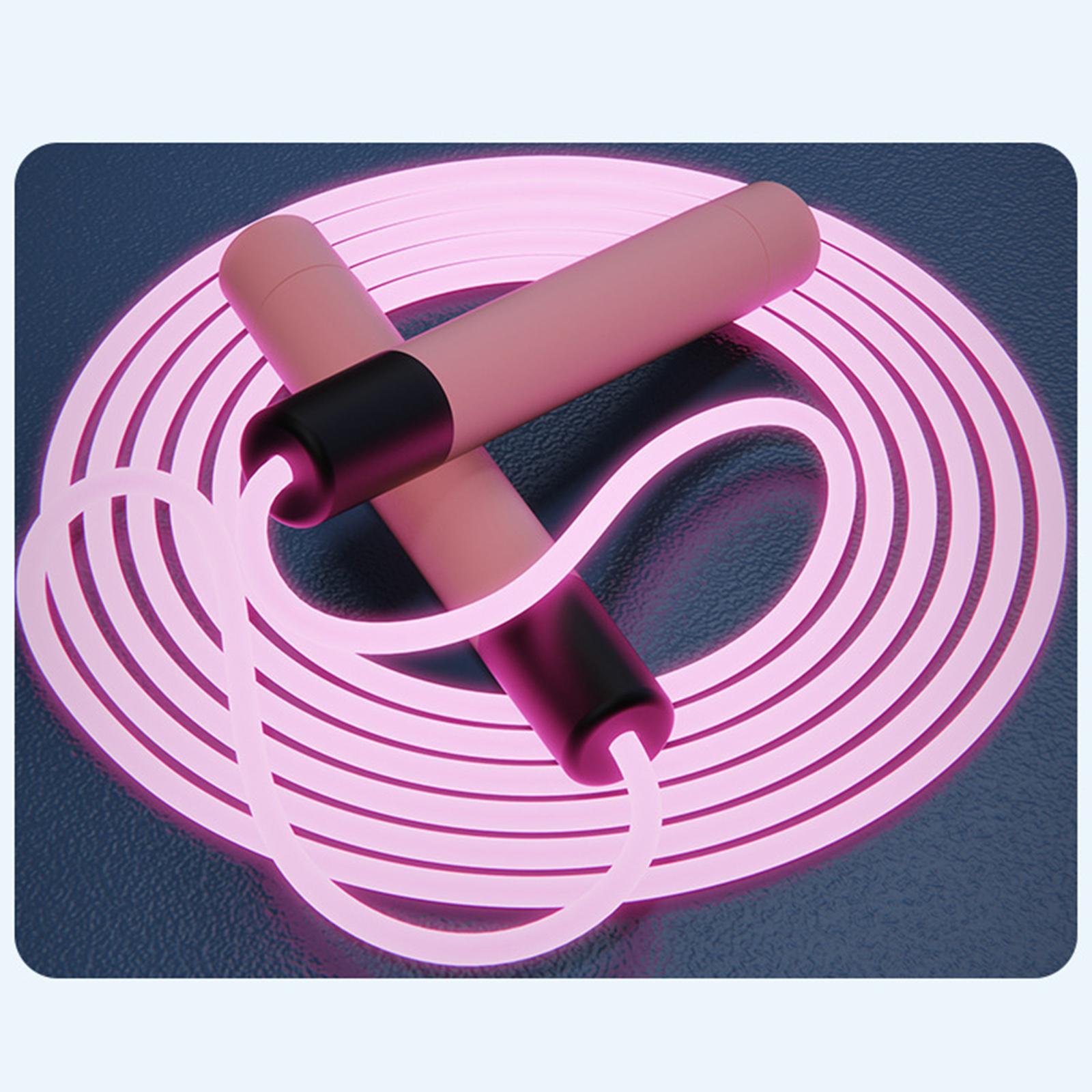 Người Lớn Trẻ Em Phát Sáng Dây Nhảy Có Thể Điều Chỉnh Dây Nhảy Đèn Led Dây Cho Ngoài Trời Trong Nhà Tập Thể Thao Trẻ Em Đêm Dây Nhảy