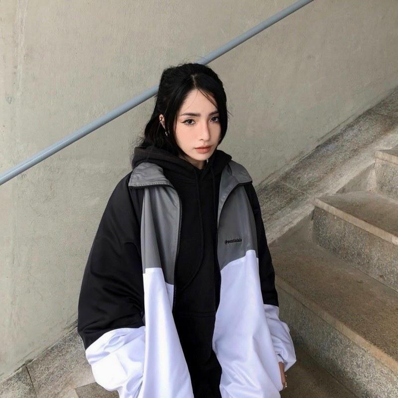 Áo Khoác Dù SENTINIALS Nam Nữ Ulzzang Unisex Form Rộng Bomber Jacket