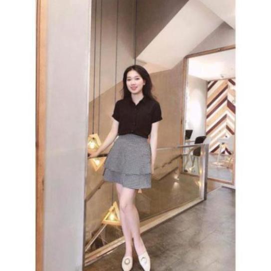 CHÂN VÁY XOÈ 2 TẦNG CÓ QUẦN BÊN TRONG