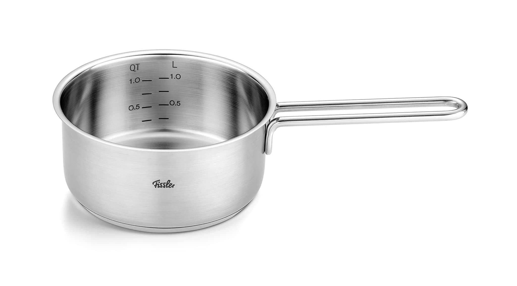 Bộ Nồi FISSLER PURE COLLECTION 5 Món Kèm Quánh, Bộ Nòi Đức, Vung Thép Siêu Bền, Không Lo Rơi Vỡ, Dễ Dàng Vệ Sinh, Bắt Nhiệt Nhanh, Phù Hợp Với Mọi Loại Bếp, Nhập Đức, Hàng Chính Hãng