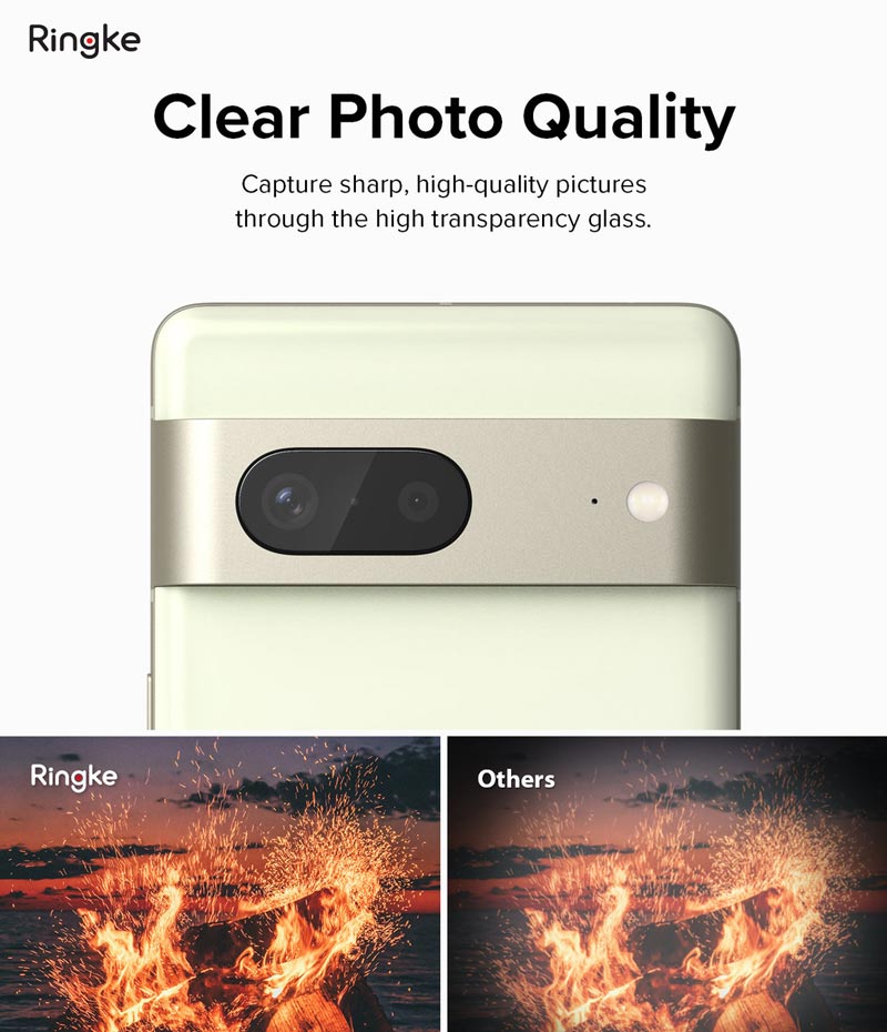 Dán cường lực camera dành cho Google Pixel 7a/7/Pixel 7 Pro RINGKE (Hộp 3 miếng) - Hàng Chính Hãng