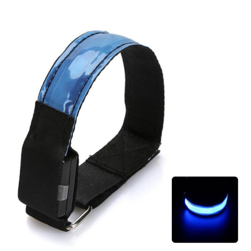 Outdoor LED Night Run Light Bracelet Safety Reflective Warning Light Armband Flashing Belt Reflective strip