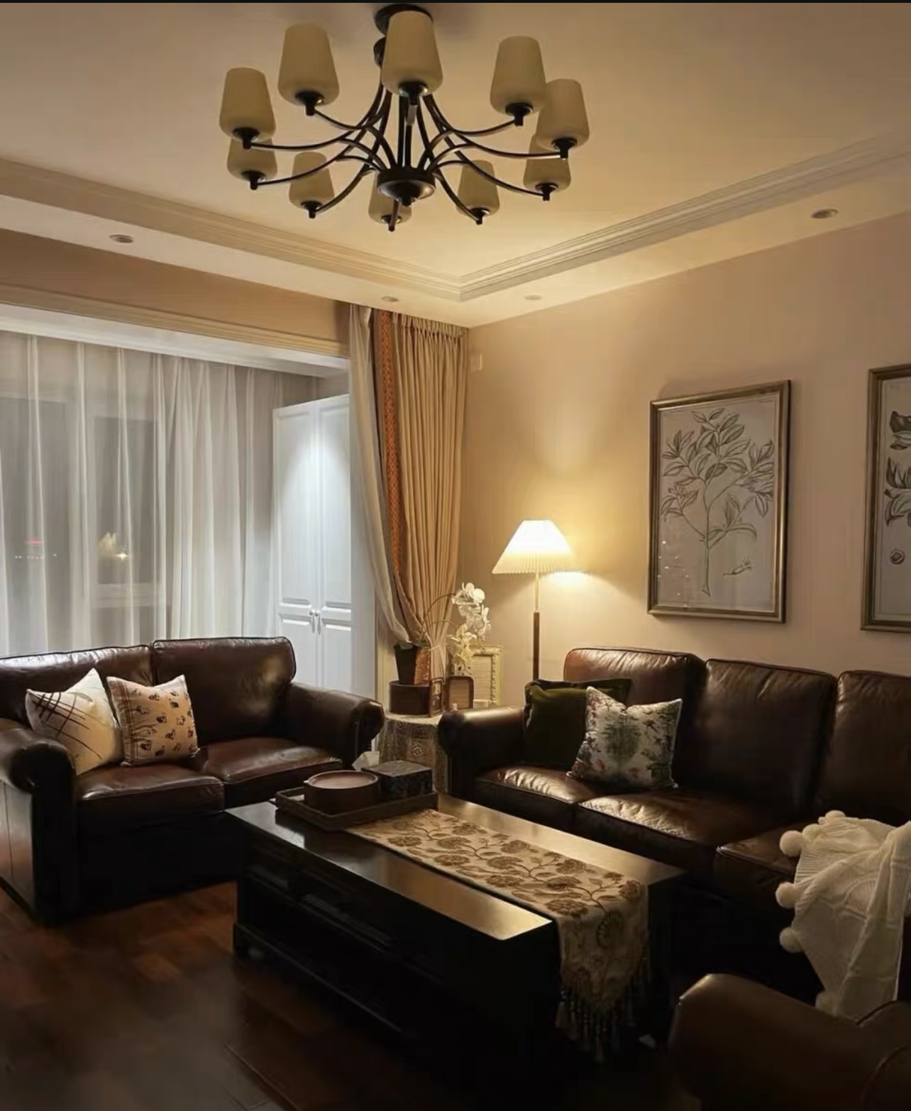 Đèn cây đứng decor Đèn trang trí phòng khách phòng ngủ đọc sách vintage cao cấp DC002