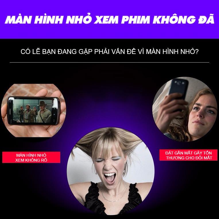 Hộp Kính 3D Phóng To Màn Hình Điện Thoại Smartphone F2 - Dùng Cho Mọi Loại Smart Phone Xem Siêu Rõ - Hàng Loại 1