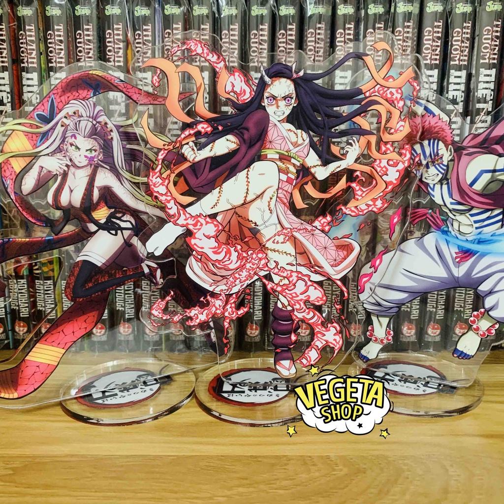 Mô Hình Tượng Standee Acrylic Mica 2 mặt - Thanh Gươm Diệt Quỷ - Kimetsu No Yaiba Daki Muzan Tamayo Akaza Douma Rui Enmu