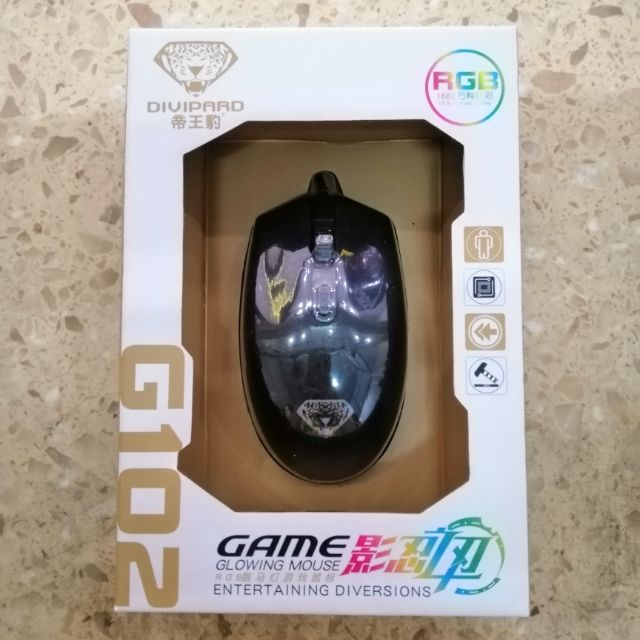 Chuột game DIVIPARD G102 DPI 2400 - led RGB cực đẹp