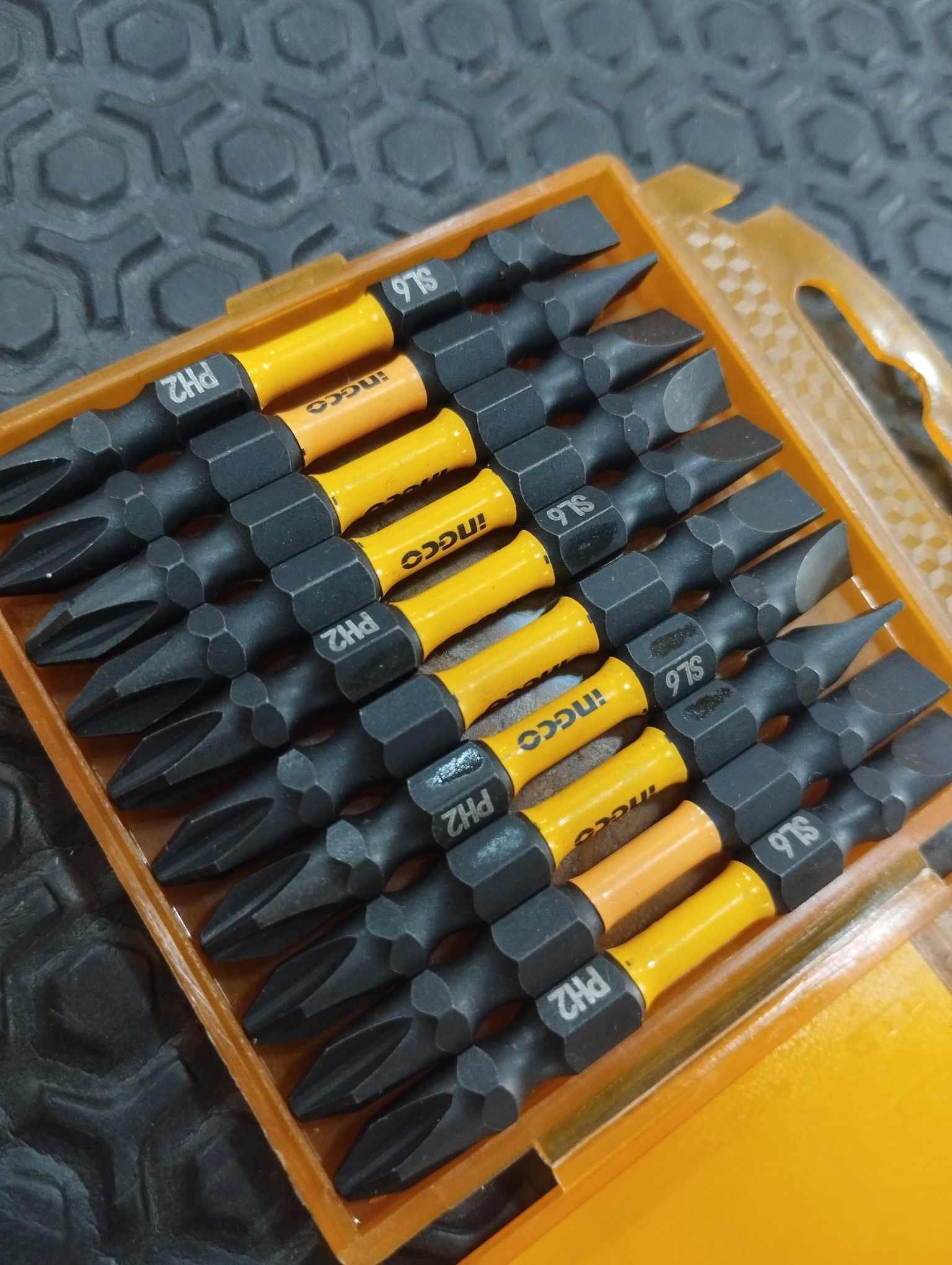 BỘ MŨI BẮT VÍT 2 ĐẦU BAKE VÀ DẸP 10 CHI TIẾT INGCO - HÀNG CHÍNH HÃNG