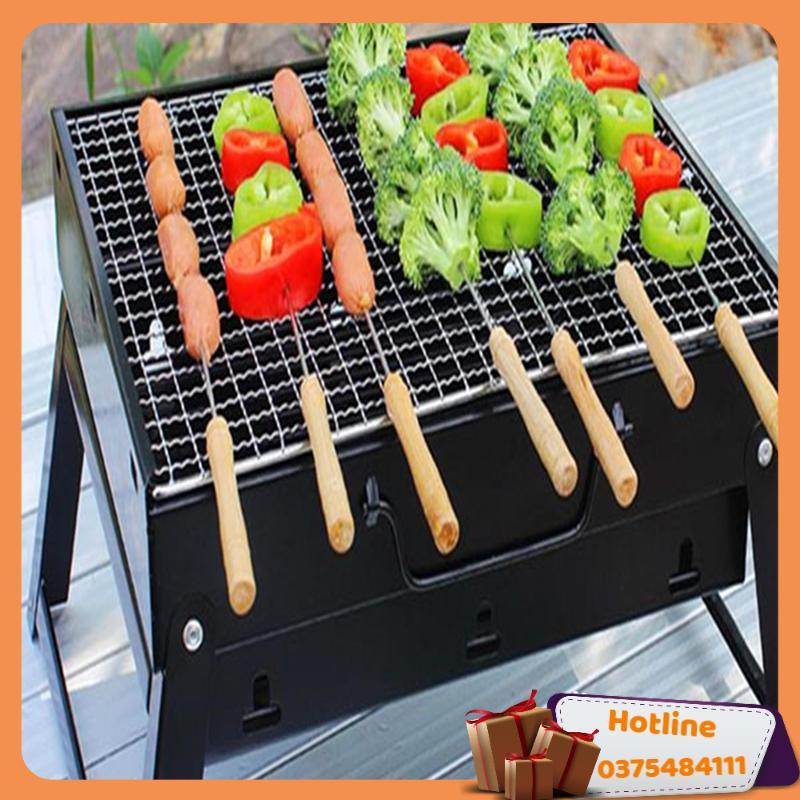 Bếp Nướng Than Hoa, Than Củi Vuông - Bbq Cao Cấp - Hàng Loại 1