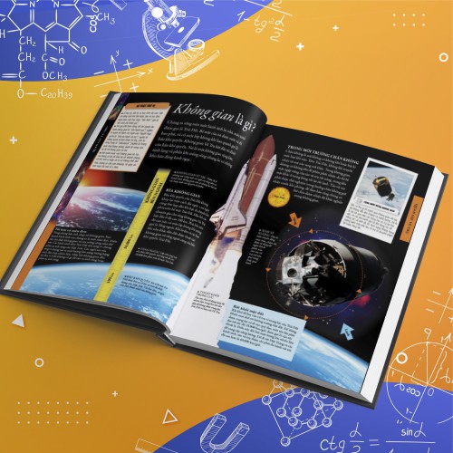 Sách - Bách khoa toàn thư bằng hình ảnh - Bách Khoa Toàn Thư Không Gian - Bảng tuần hoàn Hóa Học ( Bộ 3 cuốn )