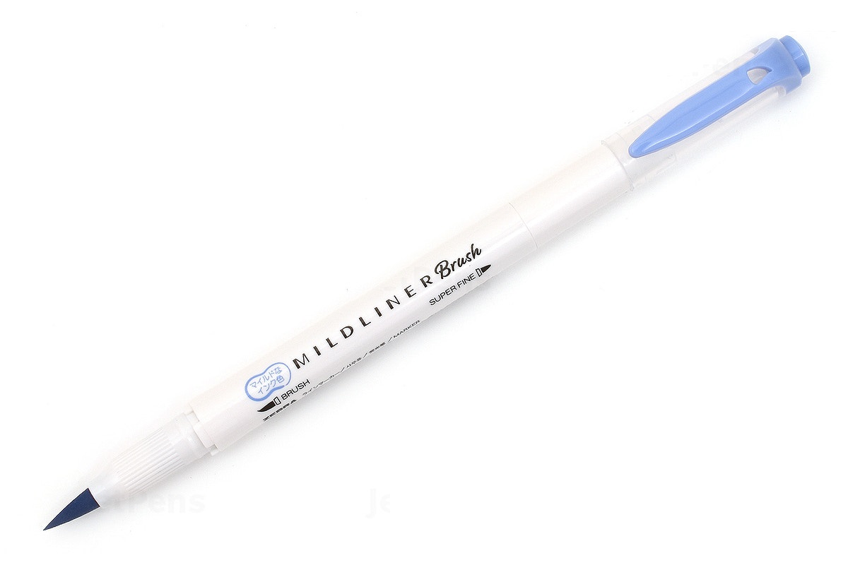 Bút lông cọ hai đầu Zebra Mildliner Double-Sided Highlighter Brush - Mild Lavender