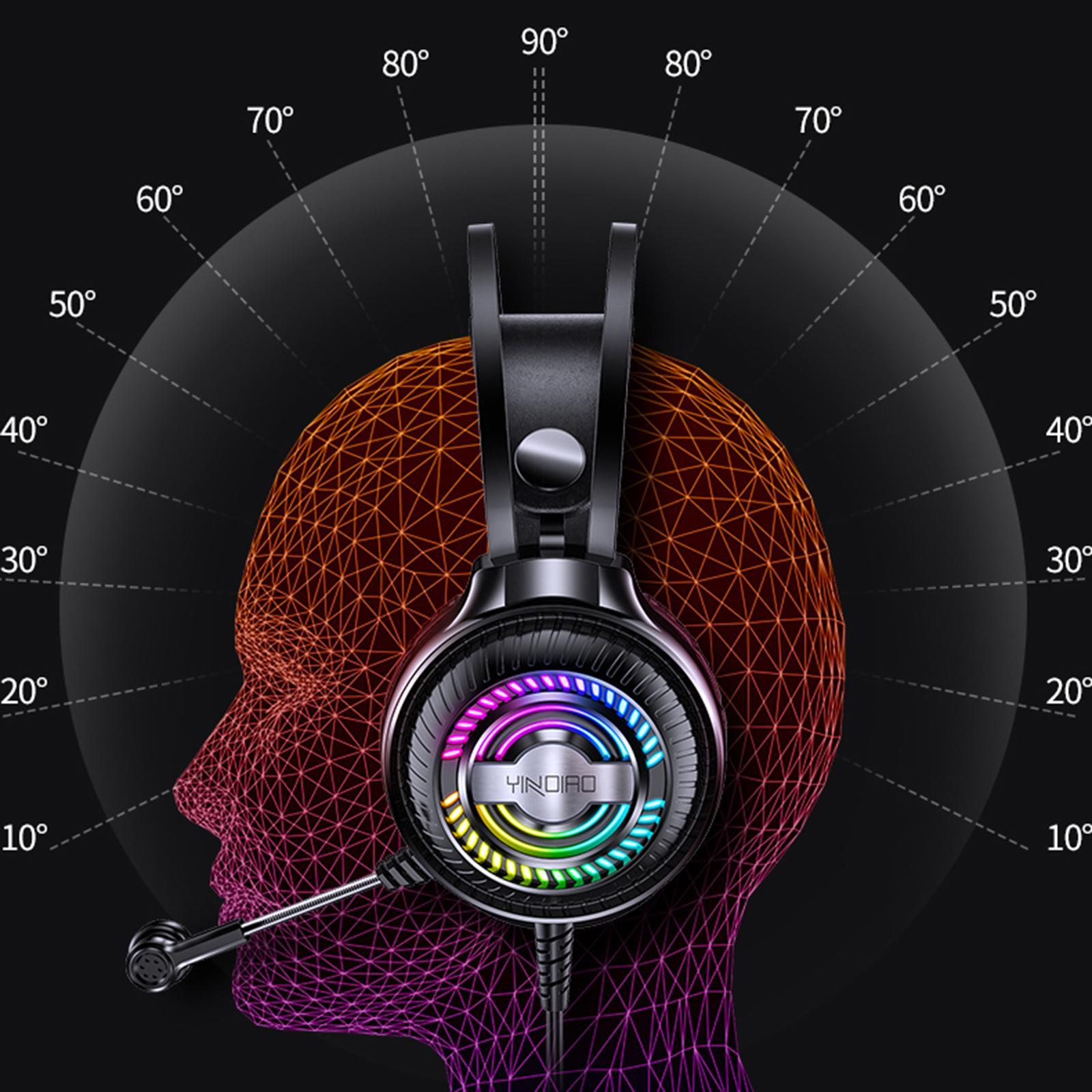 Bass Stereo Over Ear Gaming Headset Headphones for Gamer