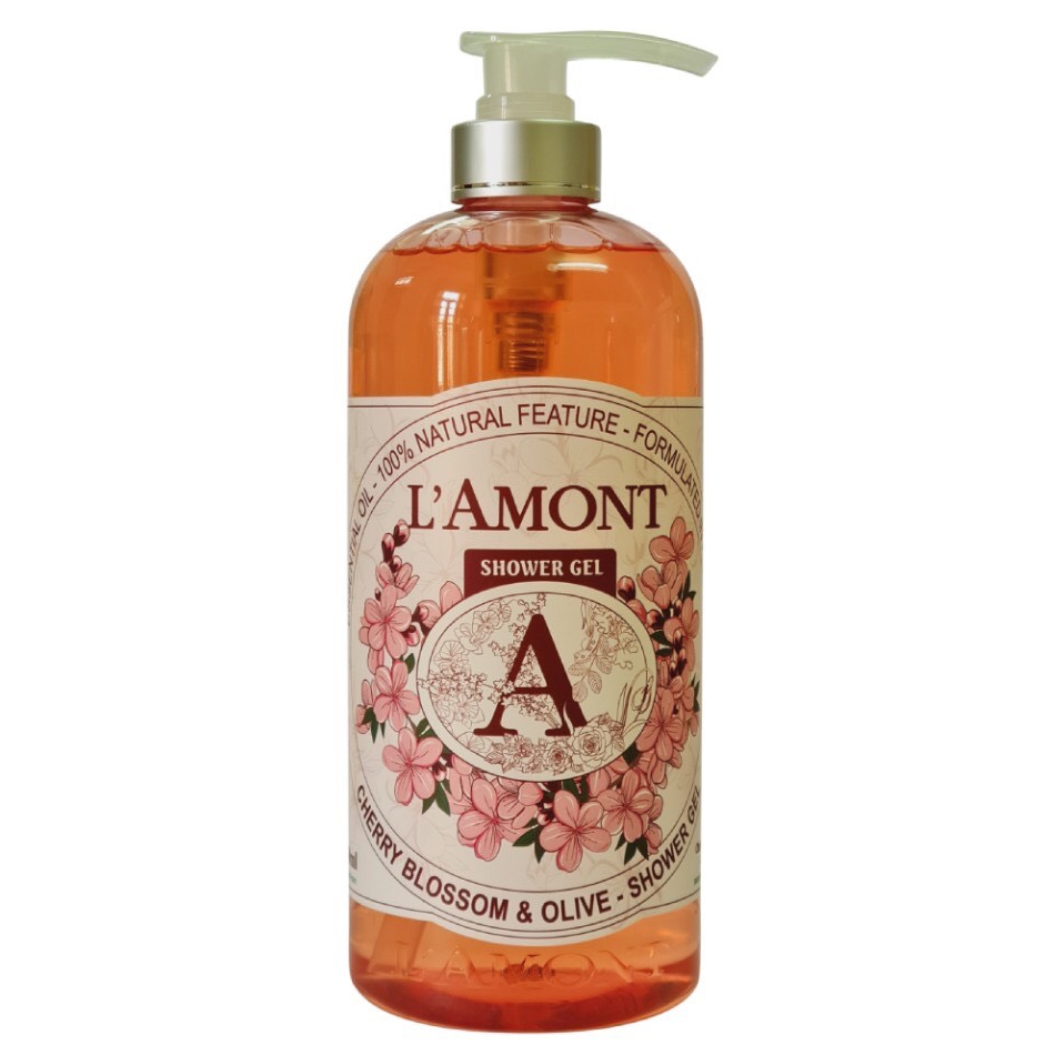 Sữa Tắm L'amont En Provence Cherry Blossom (Hoa Anh Đào) Shower Gel 1000ml