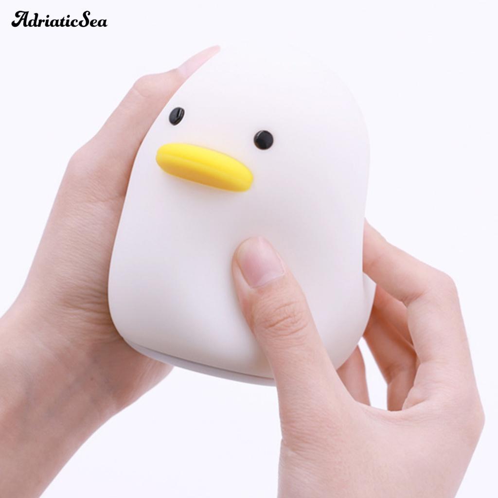 Đèn LED Sạc USB Siêu Mềm Hình Vịt Dễ Thương