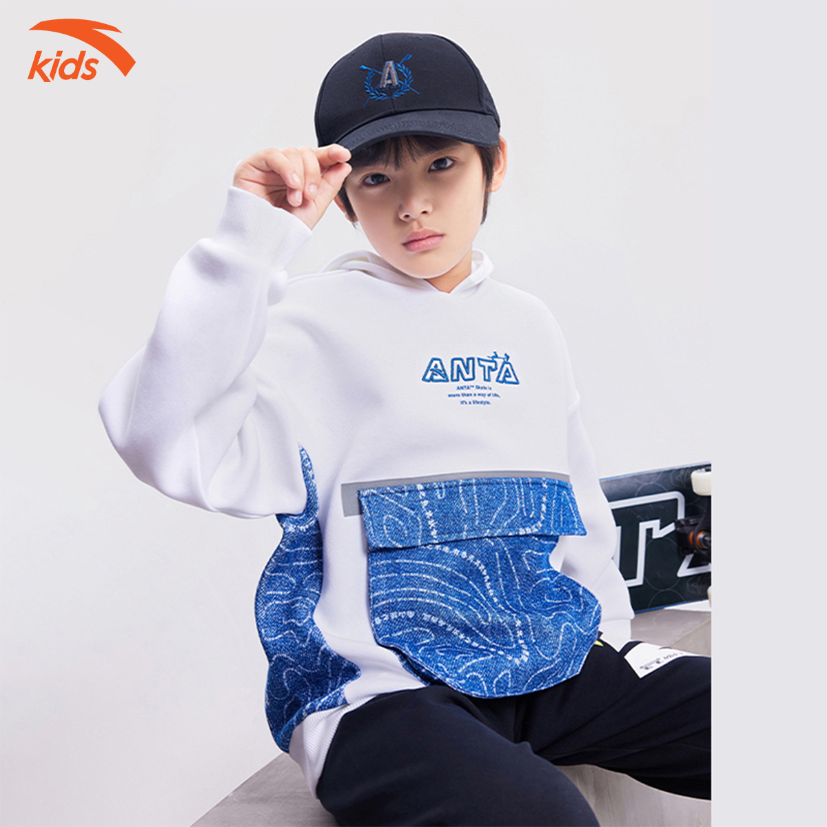 Áo Hoodie Thời Trang Bé Trai Anta Kids 352248708