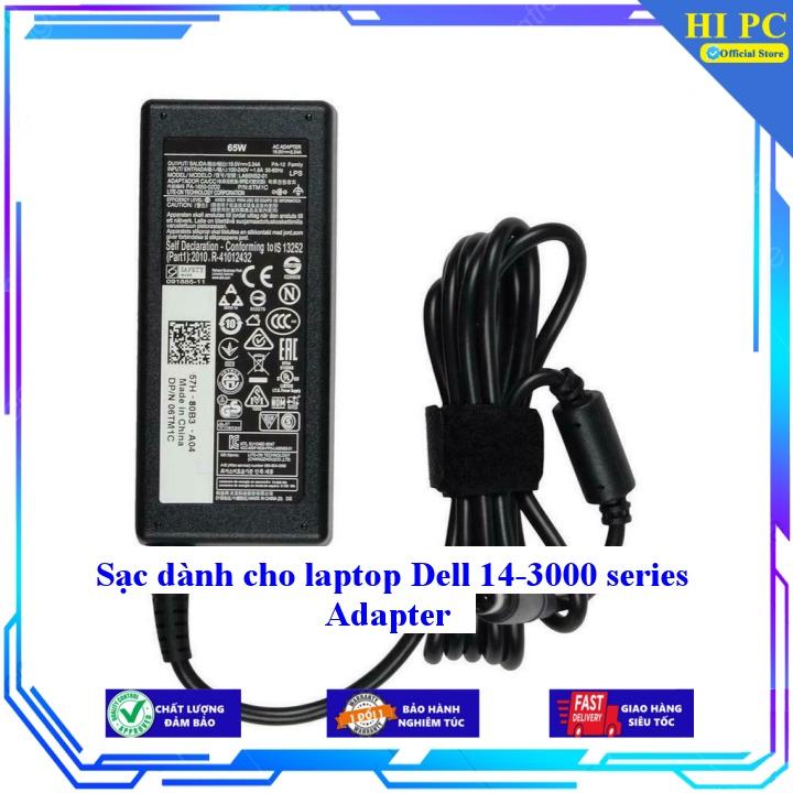 Sạc dành cho laptop Dell 14-3000 series Adapter - Kèm Dây nguồn - Hàng Nhập Khẩu
