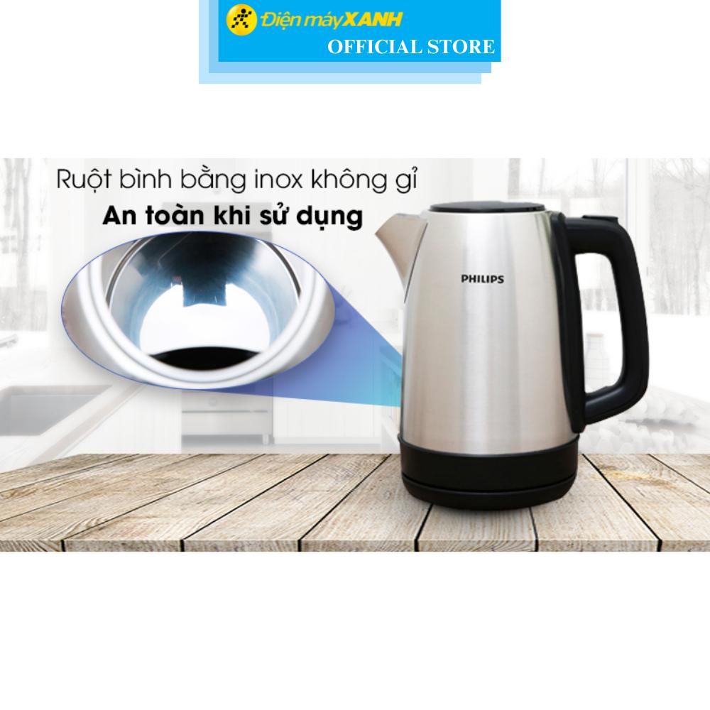 Bình đun siêu tốc Philips 1.7 lít HD9350 - Hàng Chính Hãng