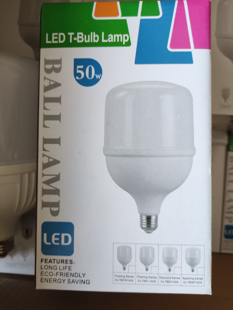 Bóng đèn led 50w ánh sáng vàng phi to 13.5cm