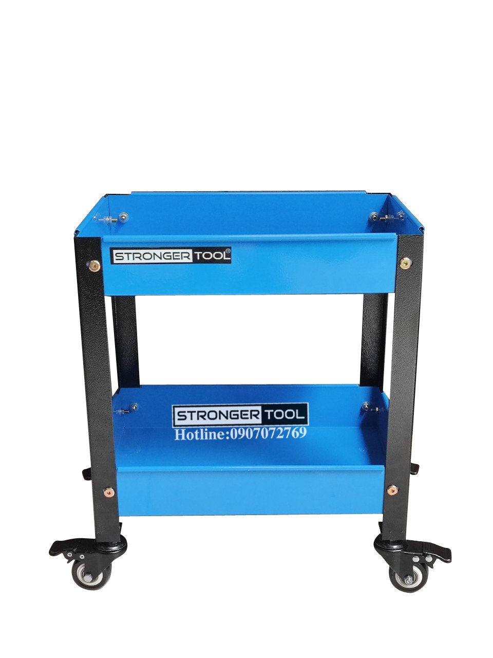 Xe đẩy dụng cụ 2 tầng thép sơn tĩnh điện Stronger Tool