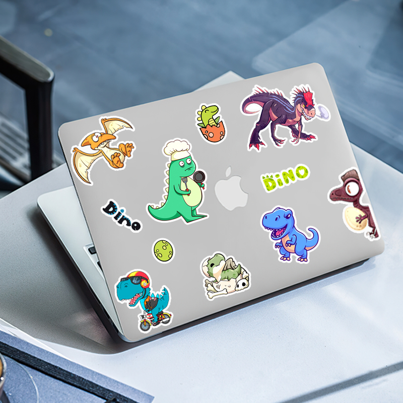 Set 50 Hình Sticker Khủng Long Cute  | Sticker Dán Nón Bảo Hiểm , Dán Điện Thoại , Dán Laptop