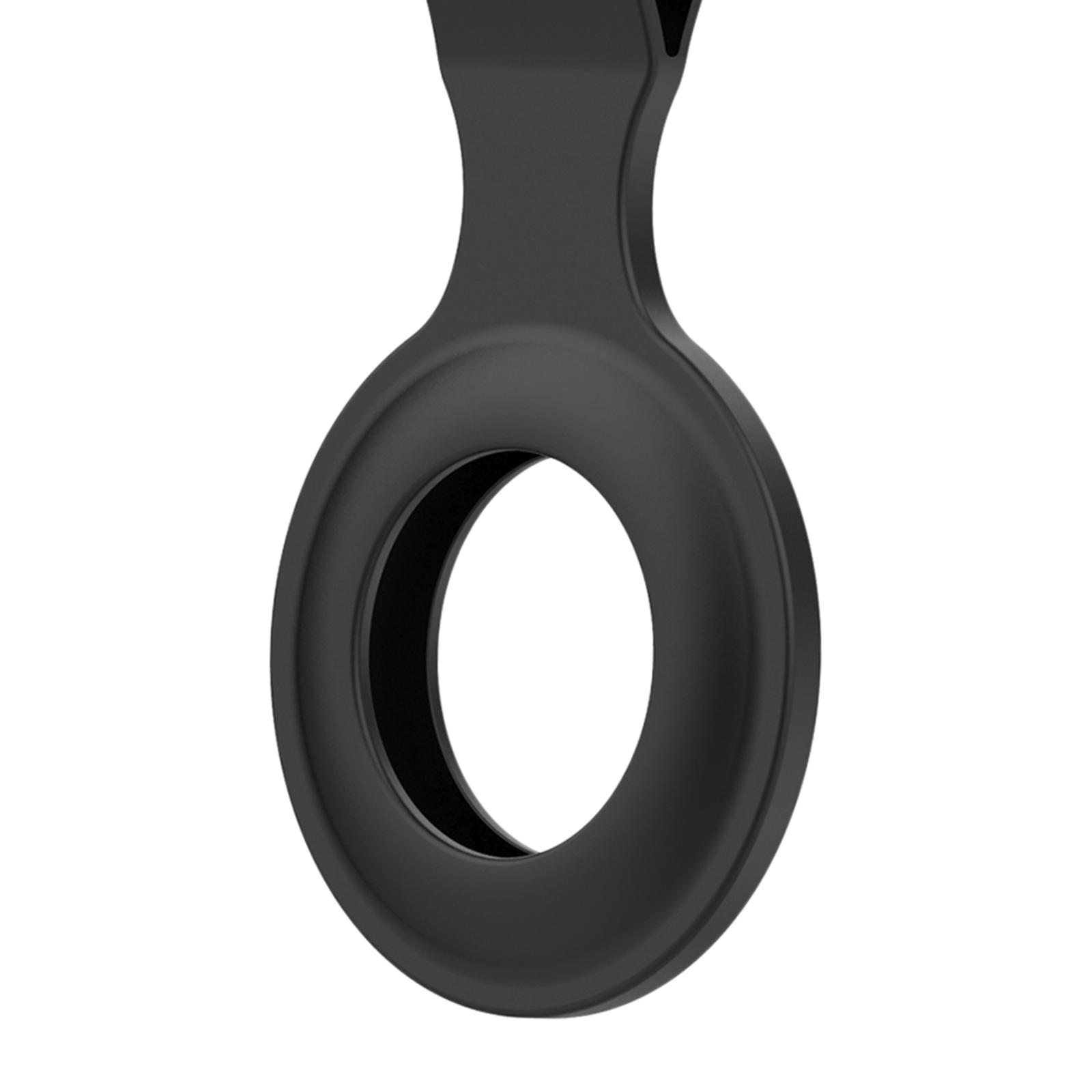 Soft Silicone Protective Sleeve Cover for Airtags Tracker, with Keychain Ring Anti-Scratch Lightweight Sweat-proof, Scratch-resistant