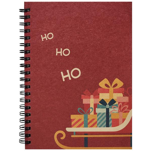 Sổ Lò Xo Little Christmas B6 - Giấy Trơn - 120 Trang 100gsm - The Sun 02 - Màu Đỏ