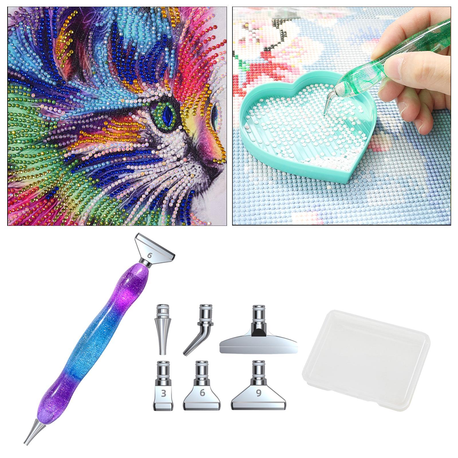Diamond Painting Pen, Diamond Art Tools Accessories Pen,Handmade Diamond Art Pen,Ergonomic Drill Pen for Diamond Painting Cross Stitch Sewing