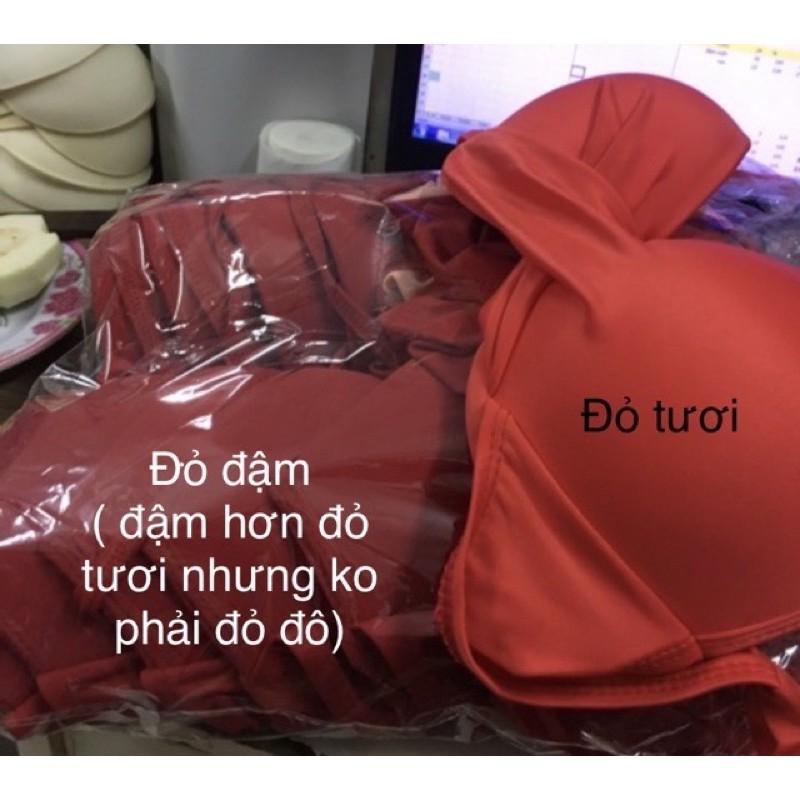 Set bikini đi biển 2 mảnh áo tắm nâng ngực- Đồ bơi nữ quần cạp cao che bụng kín đáo- shopnabi SETNGUC_BEST