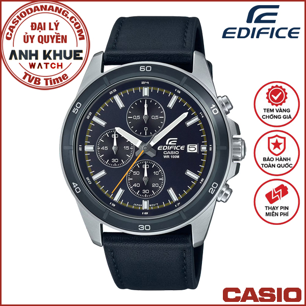 Đồng hồ nam dây da Casio Edifice chính hãng EFR-526L-2CVUDF (43mm)
