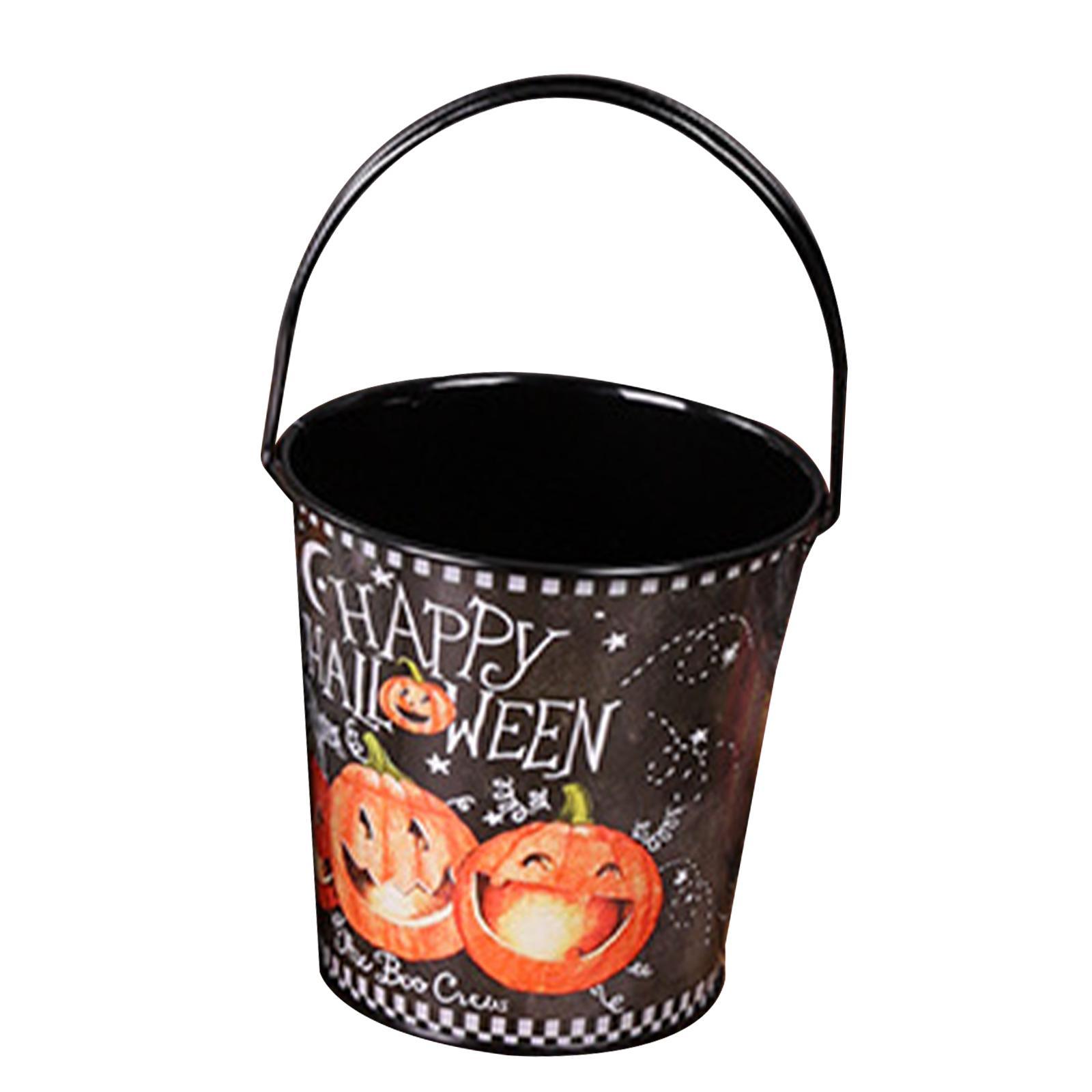 Halloween Pumpkin Buckets Candy Pail for Decoration Thanksgiving Party Favor