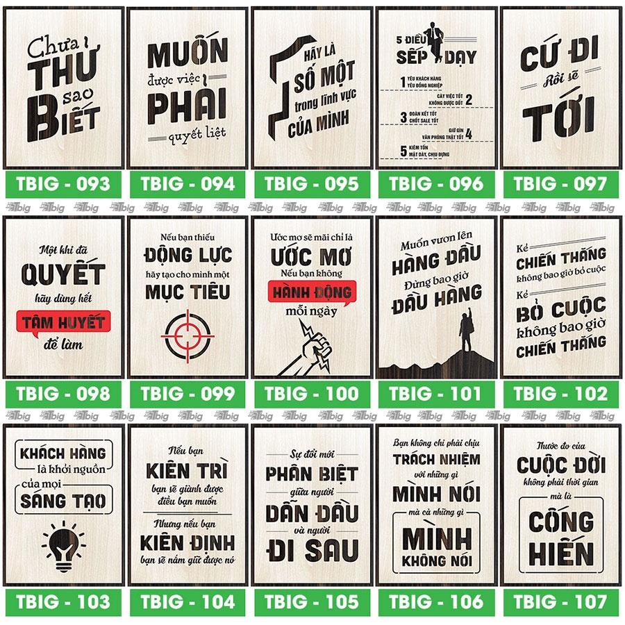 Tranh treo tường, tranh slogan, tranh tạo đông lực cực mạnh decor trang trí văn phòng hiện đại
