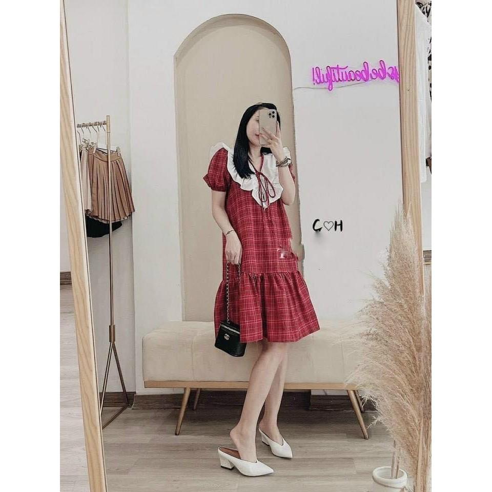 Váy bầu,đầm bầu thời trang thiết kế M286 chất lụa thô freesize từ 45 đến 70kg - Tổng kho đồ bầu