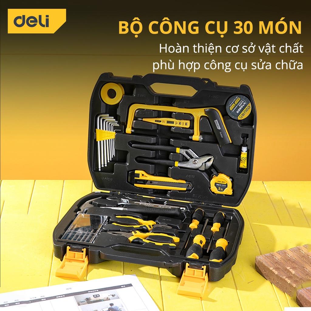 Bộ Dụng Cụ Sửa Chữa Deli 30 Chi Tiết Đa Năng - Chất Liệu Cao Cấp - Sử Dụng Nhiều Mục Đích - DL5964