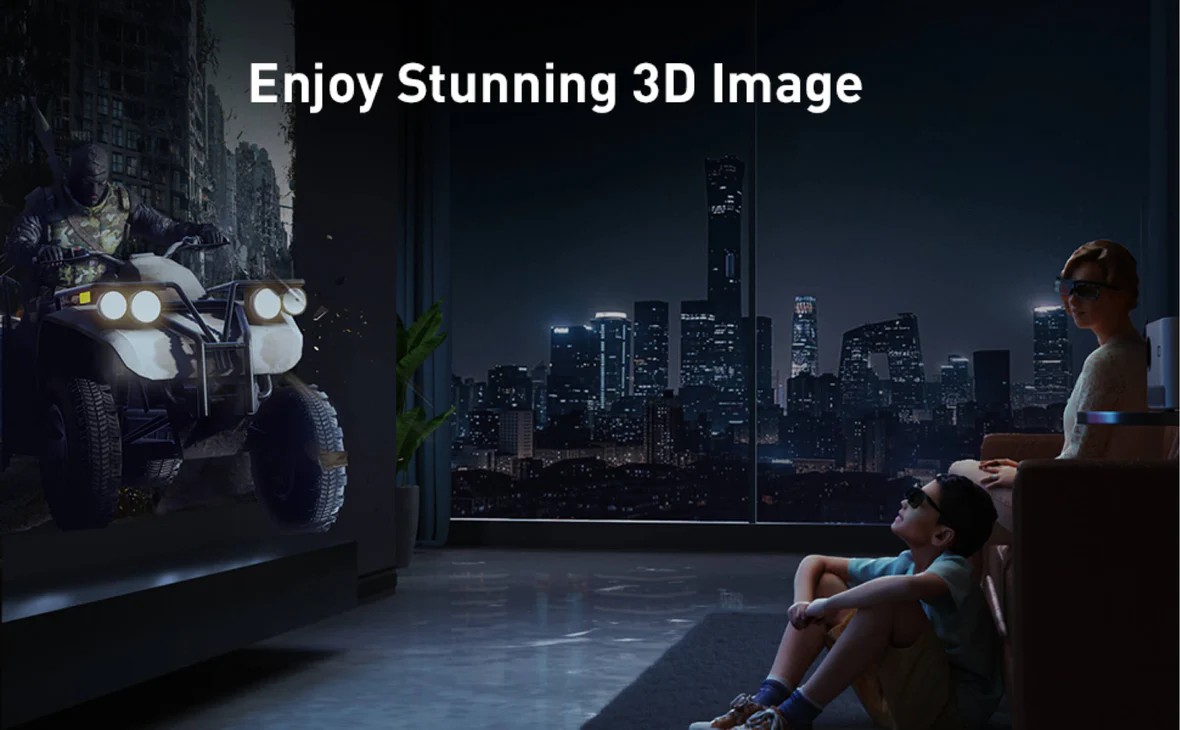 Kính 3D DLP-Link có thể sạc lại Dangbei, Hàng chính hãng - ZAMACO AUDIO