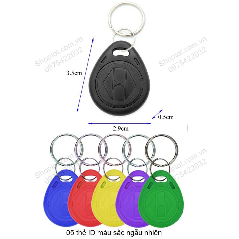 BỘ KIỂM SOÁT MỞ KHÓA CỬA ĐIỆN TỪ BẰNG THẺ ID-MÃ SỐ B10, KÈM 5 THẺ ID VÀ CÔNG TẮC EXIT