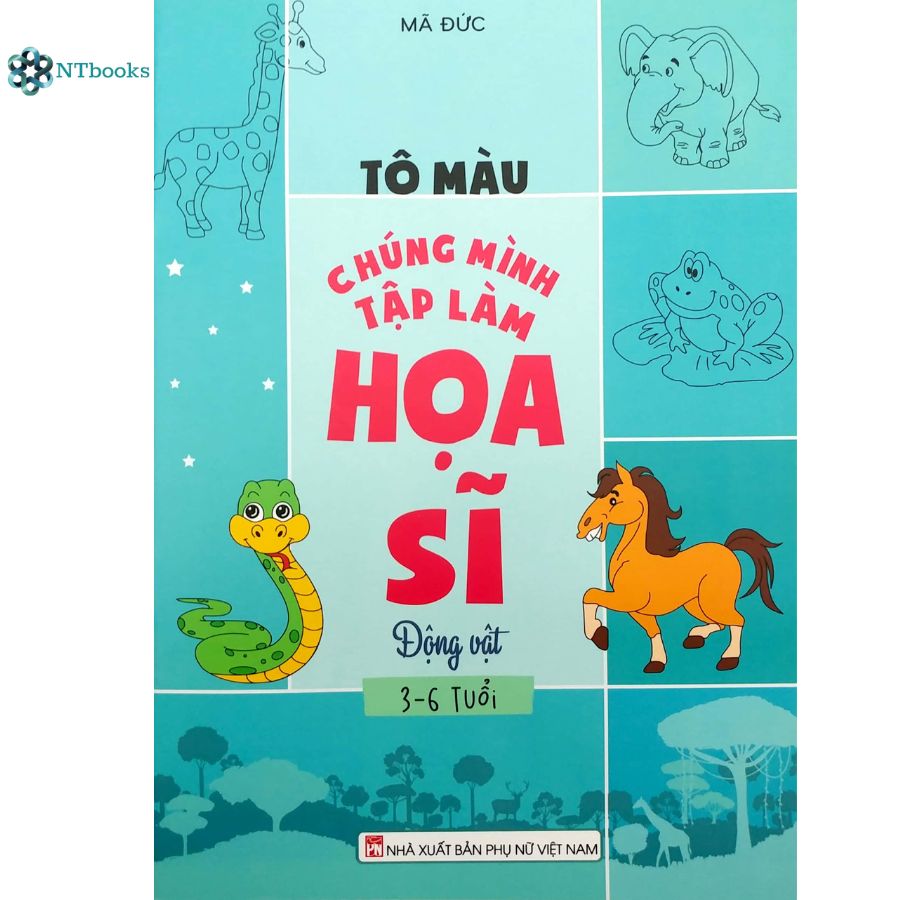 Sách Tô Màu Chúng Mình Tập Làm Họa Sĩ - Động Vật