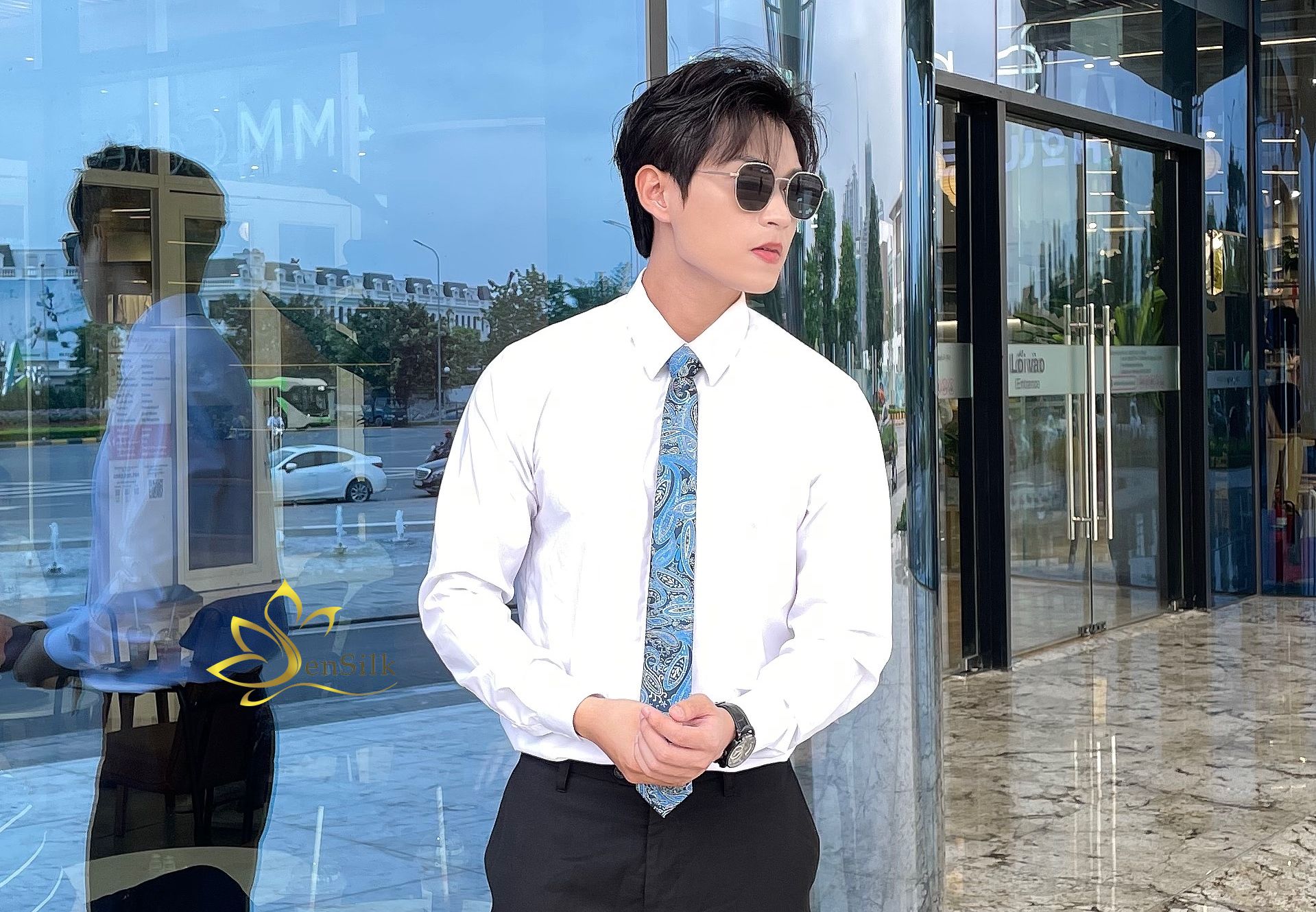 Cà Vạt Nam Cao Cấp SenSilk CAVATS10 – Vietnam Silk Tie
