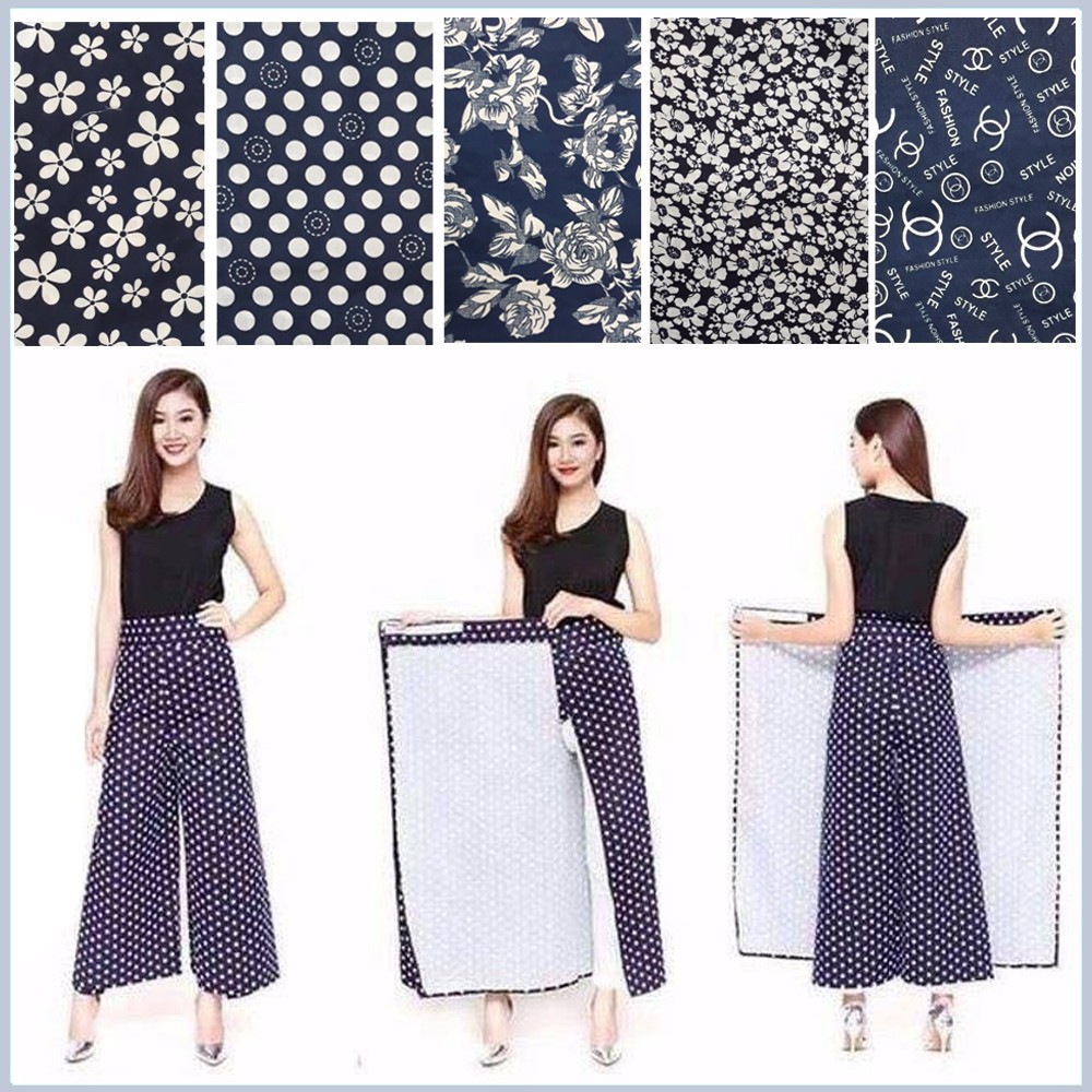 Váy quần chống nắng vải thô