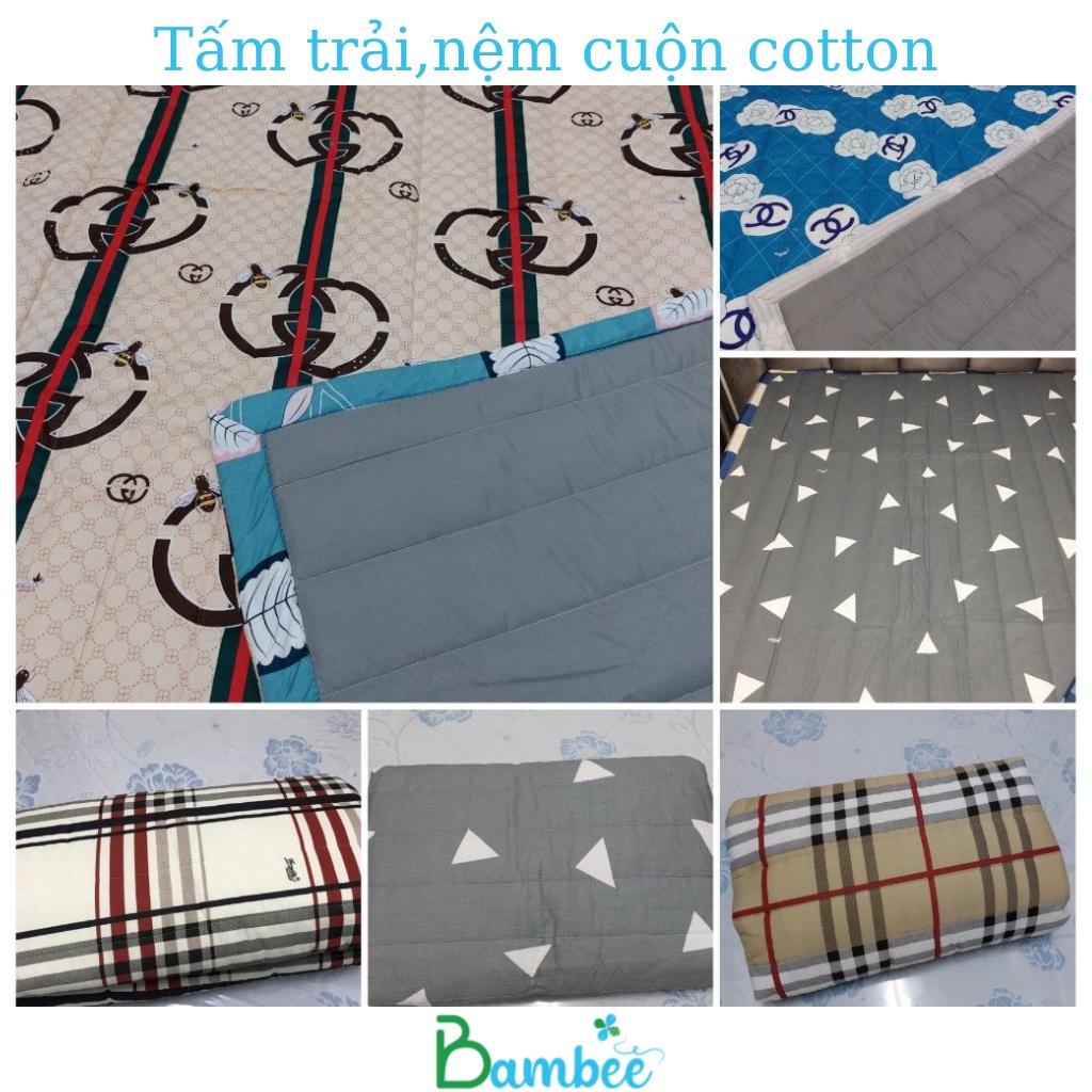 Nệm cuộn cotton, topper (tấm trải) tiện ích